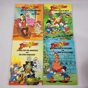 Duck Tales Vintage 4 Hardcover Book Set by Walt Disney